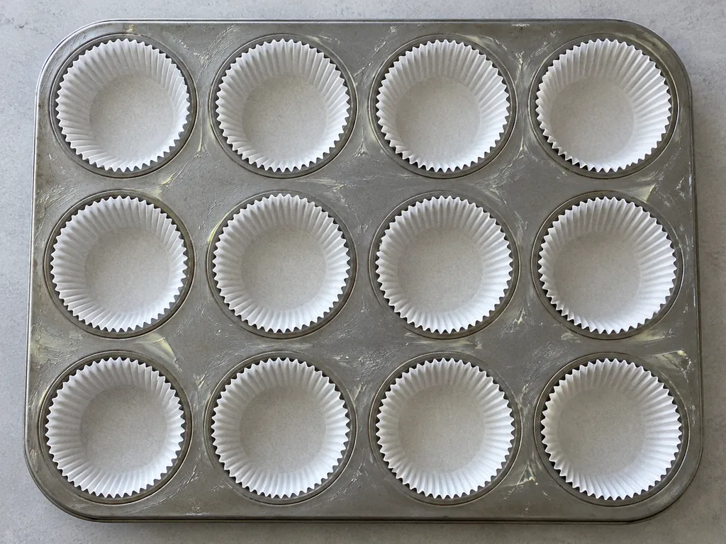Heat the oven and line the pan. Start baking only after the oven reaches 425°F.