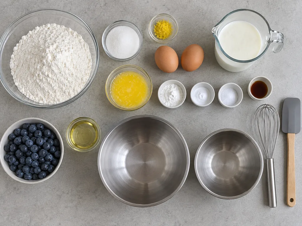 Read and gather — Everything is measured before cooking.