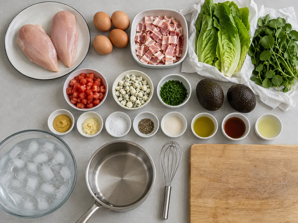 Read through and gather — Everything is prepared and measured before the first burner goes on.