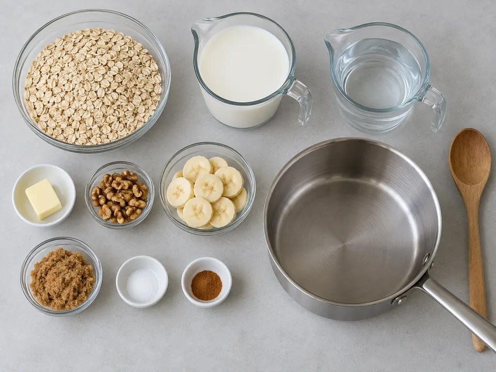 Read and gather — The ingredients and tools are ready before heating.
